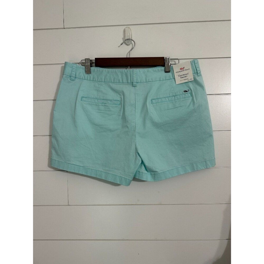 NWT Vineyard Vines Dayboat Shorts Size 12 Crystal Blue High Rise 3.5" Inseam - Picture 4 of 4